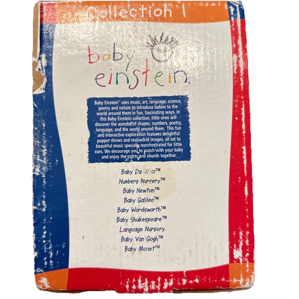 Baby Einstein Collection 1 Boxed Set 9‎ DVDs Math Science Language Art - Picture 2 of 3